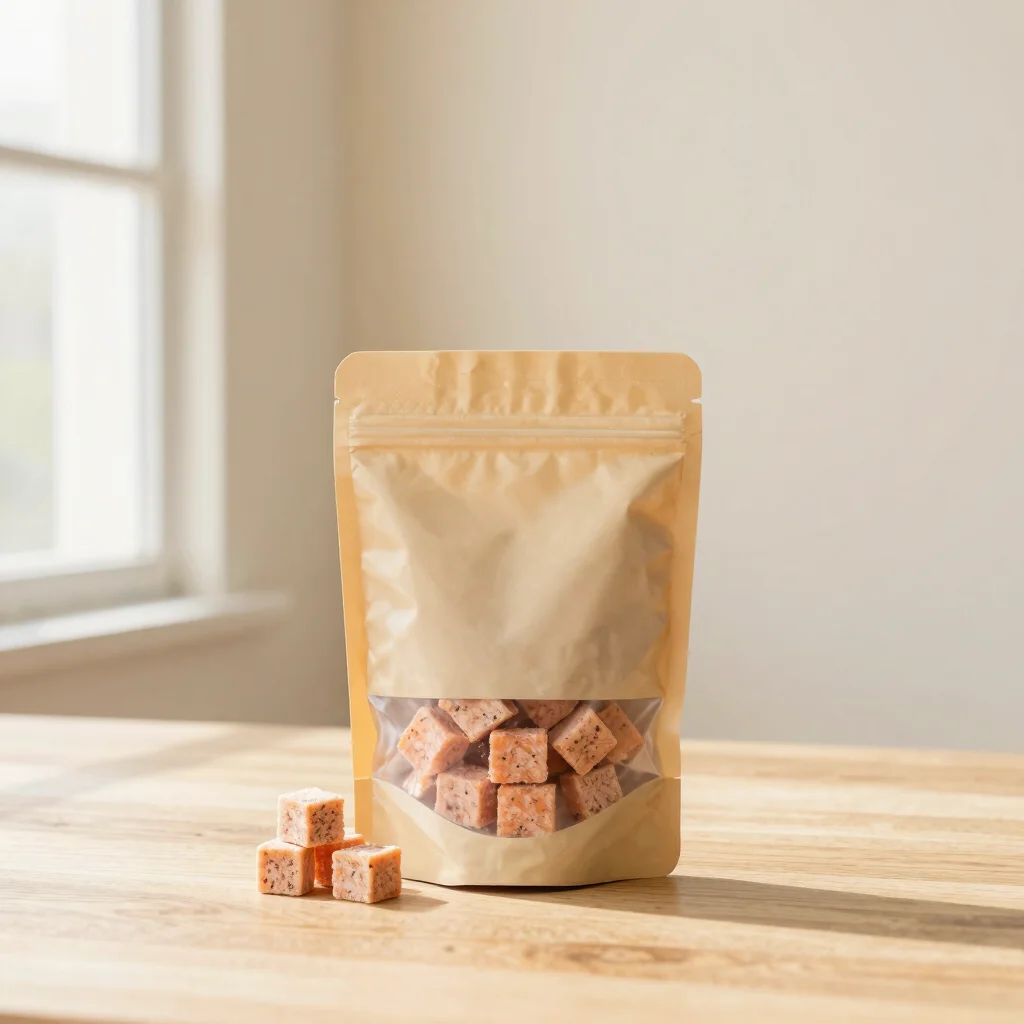 Salmon Crunch Cubes